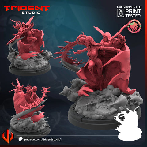 Cloak And Dagger Marvel MCP-compatible 40mm resin proxy miniature by Trident Miniatures - product image 1