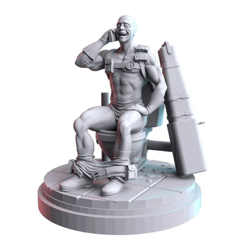 Bob Agent of Hydra Marvel MCP-compatible resin miniature by C27 Studios - product image 1