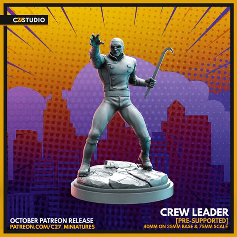 The Wrecker Marvel MCP-compatible resin miniature by C27 Studios - product image 1