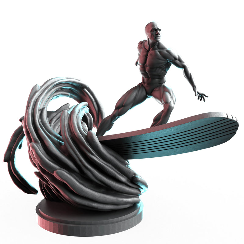 Silver Surfer Marvel MCP-compatible resin miniature by C27 Studios - product image 1