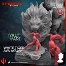 White Tiger (Ava Ayala) Marvel MCP-compatible 40mm resin proxy miniature by Trident Miniatures - product image 1