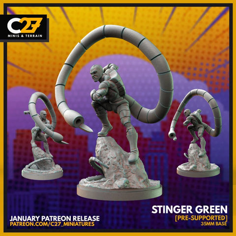 Scorpion Marvel MCP-compatible resin miniature by C27 Studios - product image 1