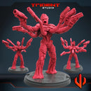 Muscle Gunner Groot Marvel MCP-compatible 40mm resin proxy miniature by Trident Miniatures - product image 1