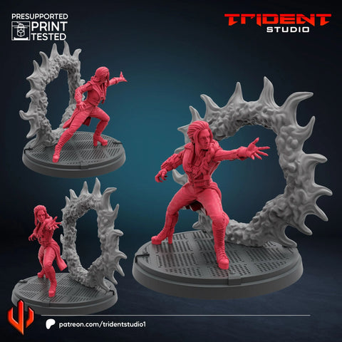Blink X-Men Days Of Future Past Marvel MCP-compatible 40mm resin proxy miniature by Trident Miniatures - product image 1