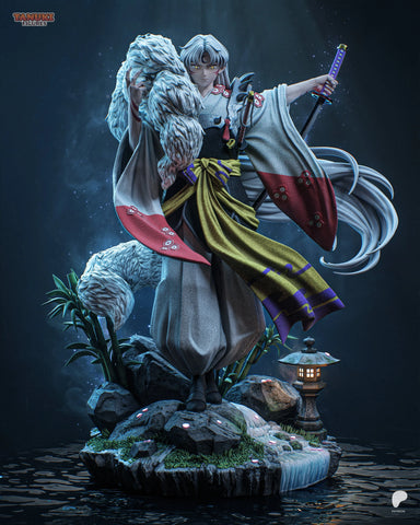 Sesshomaru Resin Statue & Bust - Full Size view 1