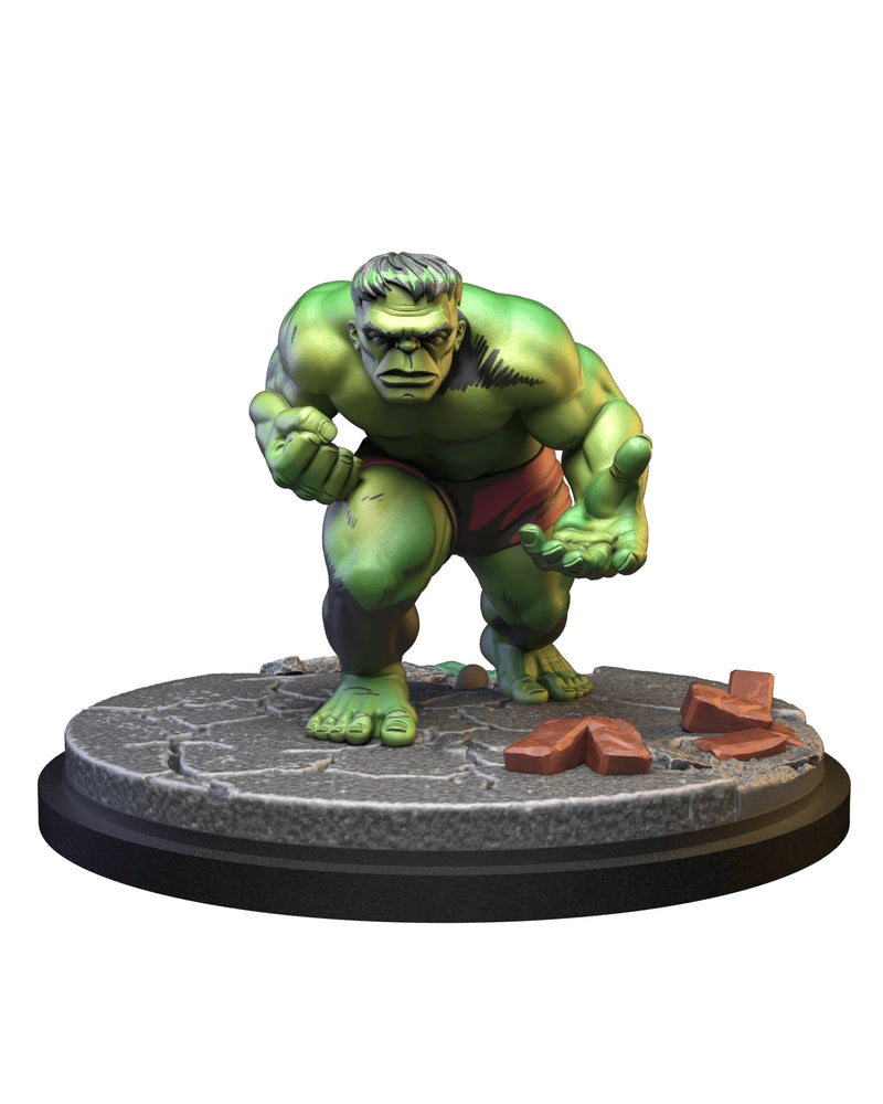 Hulk (Classic) Marvel MCP-compatible resin miniature by C27 Studios - product image 1