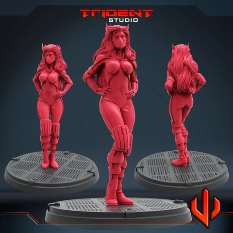 Black Racer DC Comics MCP-compatible 40mm resin proxy miniature by Trident Miniatures - product image 1