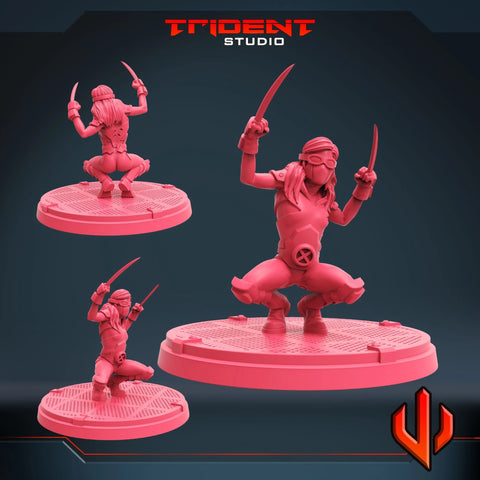 Honey Badger - Sculpt B Marvel MCP-compatible 40mm resin proxy miniature by Trident Miniatures - product image 1