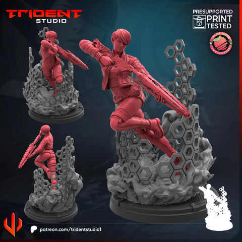 Shadow Shell - Sculpt A Marvel MCP-compatible 40mm resin proxy miniature by Trident Miniatures - product image 1