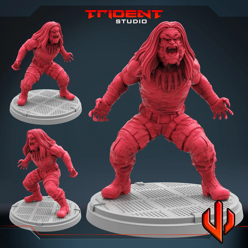 Sabertooth Marvel MCP-compatible 40mm resin proxy miniature by Trident Miniatures - product image 1