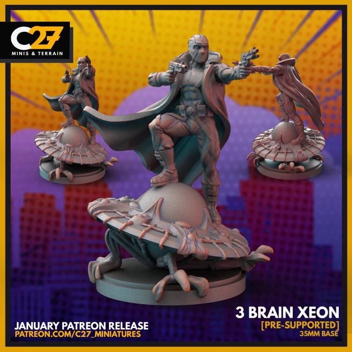Fantomex Marvel MCP-compatible resin miniature by C27 Studios - product image 1