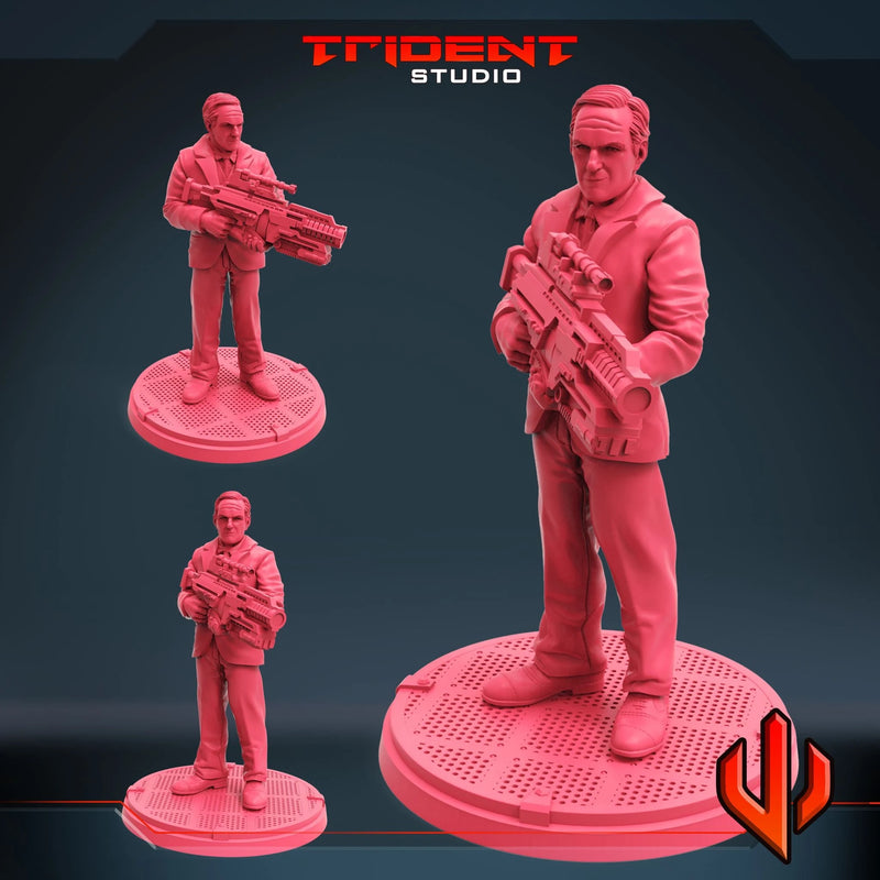 Phil Coulson - Sculpt B Marvel MCP-compatible 40mm resin proxy miniature by Trident Miniatures - product image 1