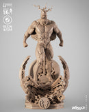 Black Bolt Sculpture resin statue kit view 1