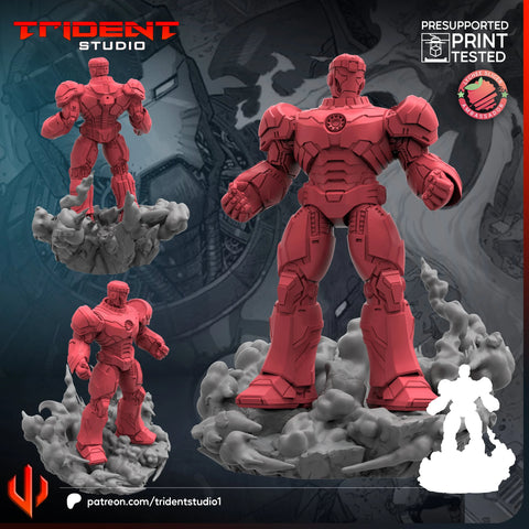 Stark Sentinel MK2 Marvel MCP-compatible 40mm resin proxy miniature by Trident Miniatures - product image 1