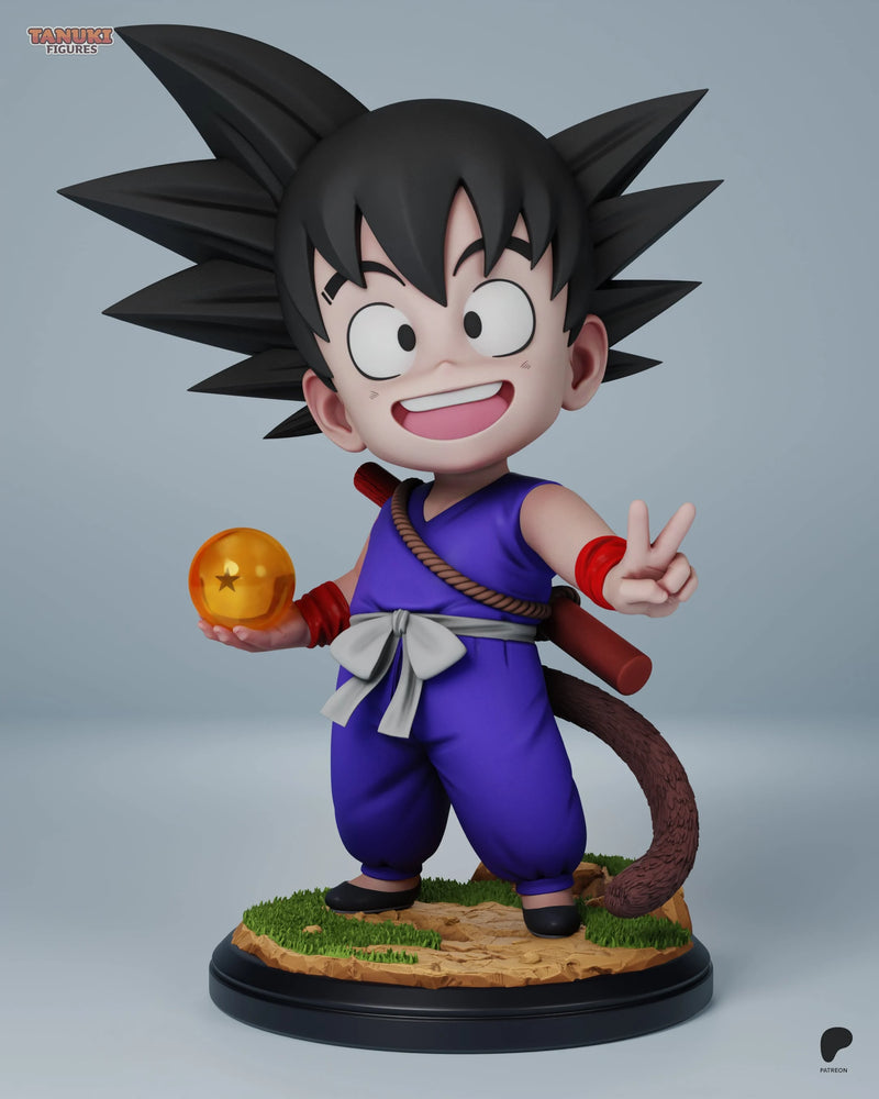 Goku Chibi Resin Figure - Chibi view 1