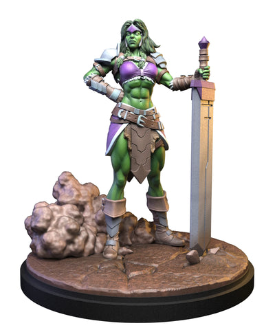 She Hulk (Imperial) Marvel MCP-compatible resin miniature by C27 Studios - product image 1