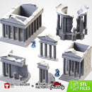 Classic Temples 3D printed terrain view 1