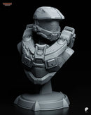 Master Chief Resin Statue & Bust - Bust view 1