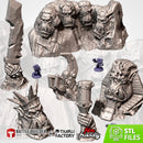Orcish Monuments 3D printed terrain view 1