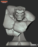 Red Hulk Resin Statue & Bust - Bust view 1