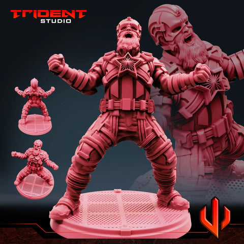 Red Guardian No SHIELD Marvel MCP-compatible 40mm resin proxy miniature by Trident Miniatures - product image 1