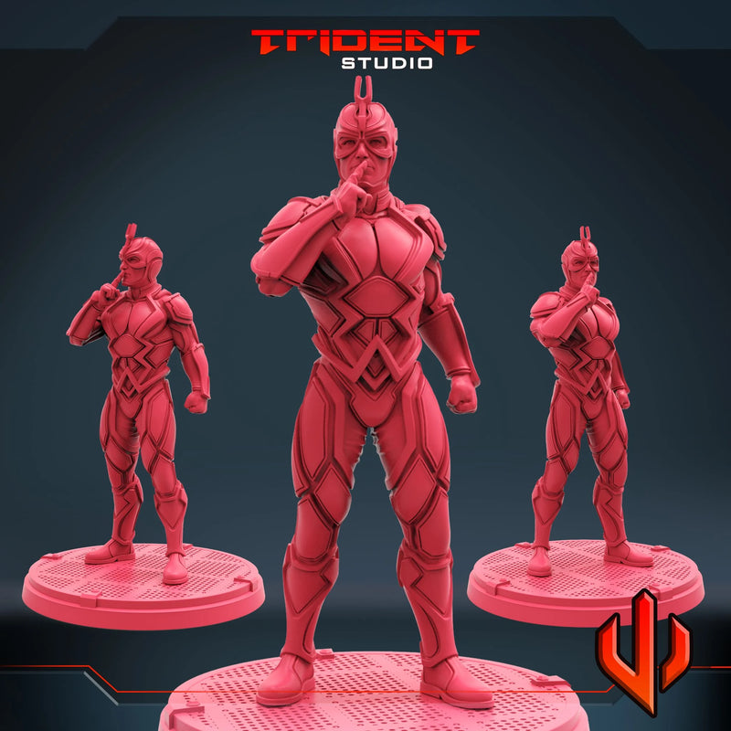 Black Bolt - Sculpt A Marvel MCP-compatible 40mm resin proxy miniature by Trident Miniatures - product image 1