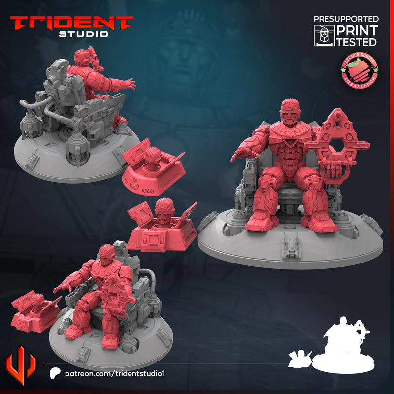 Master Mold Marvel MCP-compatible 40mm resin proxy miniature by Trident Miniatures - product image 1