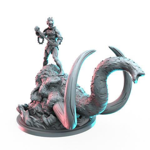 Ghost Rider (1 Mil BC) Marvel MCP-compatible resin miniature by C27 Studios - product image 1