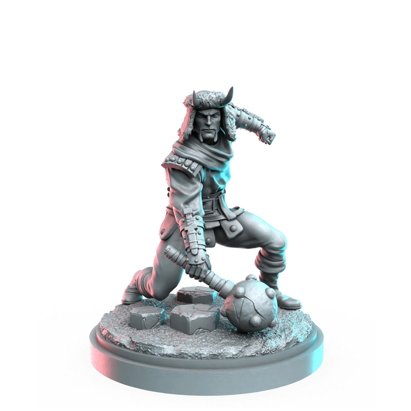 Hogun Marvel MCP-compatible resin miniature by C27 Studios - product image 1