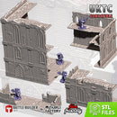 Cathedral Ruins UKTC 3D printed terrain view 1