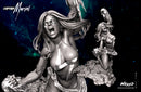 Captain Marvel Sculpture resin statue kit view 1