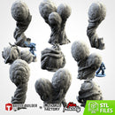 Alien Plants 3D printed terrain view 1