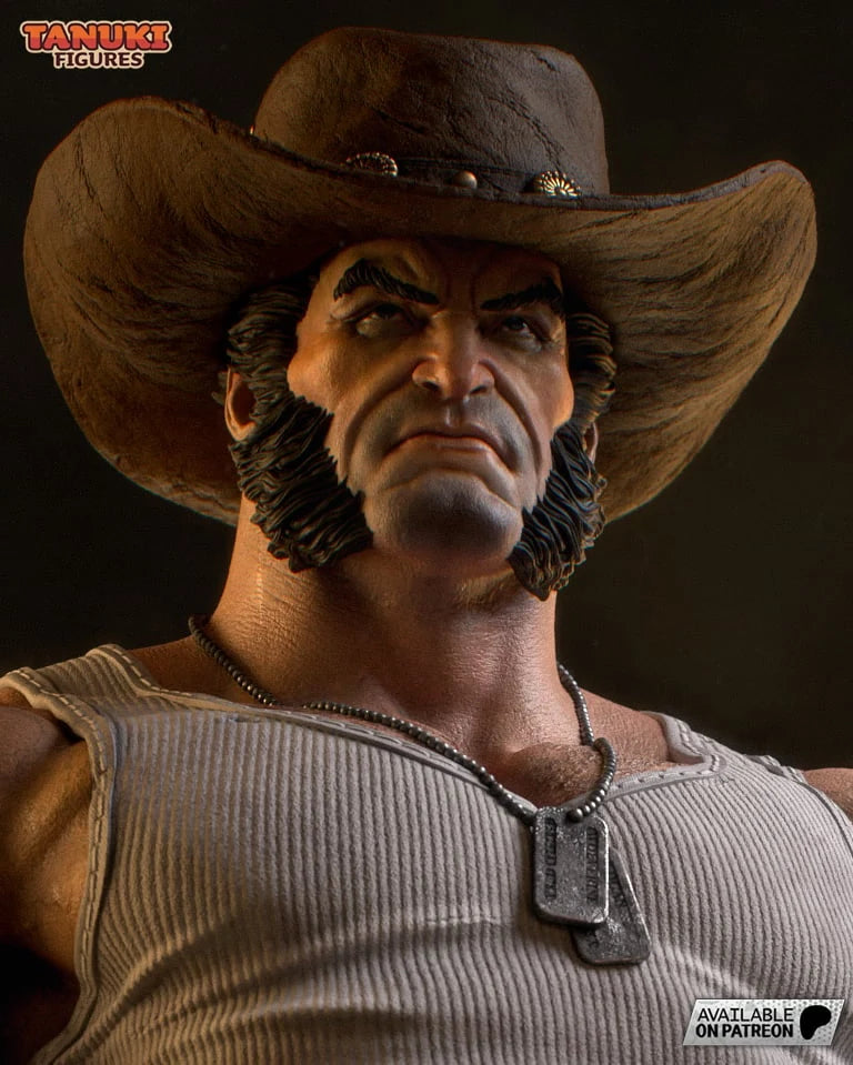 Logan Resin Statue & Bust - Bust view 1