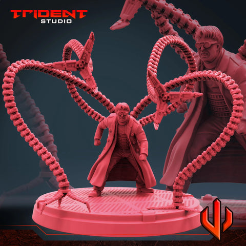 Doctor Octopus Marvel MCP-compatible 40mm resin proxy miniature by Trident Miniatures - product image 1