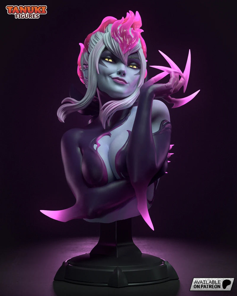 Evelynn Resin Statue & Bust - Bust view 1