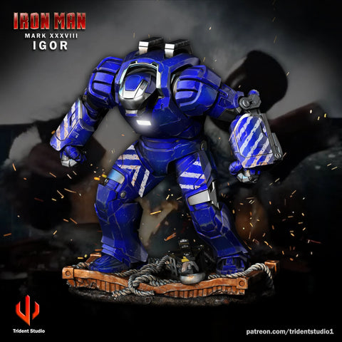 Iron Man MK38 Igor Marvel resin statue by Trident Miniatures - product image 1