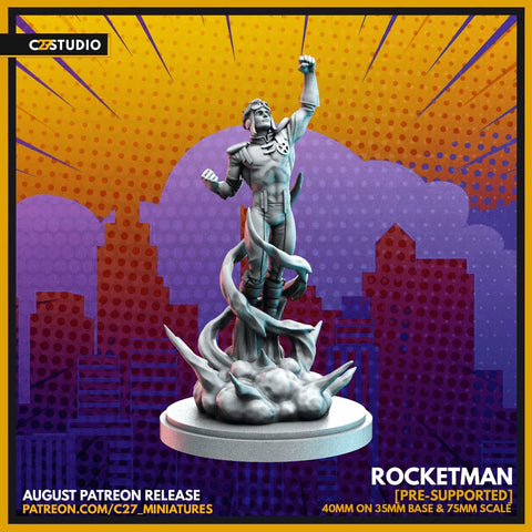 Cannonball Marvel MCP-compatible resin miniature by C27 Studios - product image 1