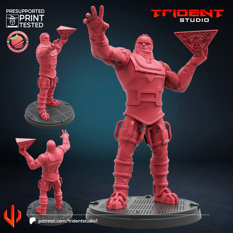 Psychoman Marvel MCP-compatible 40mm resin proxy miniature by Trident Miniatures - product image 1
