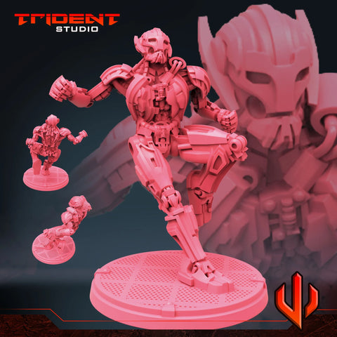Ultron Drone Multiverse - Sculpt E Marvel MCP-compatible 40mm resin proxy miniature by Trident Miniatures - product image 1