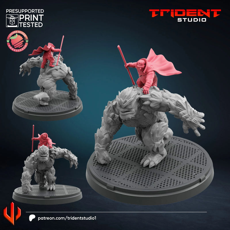 Moleman Marvel MCP-compatible 40mm resin proxy miniature by Trident Miniatures - product image 1