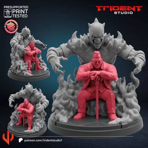 Shadow King Marvel MCP-compatible 40mm resin proxy miniature by Trident Miniatures - product image 1