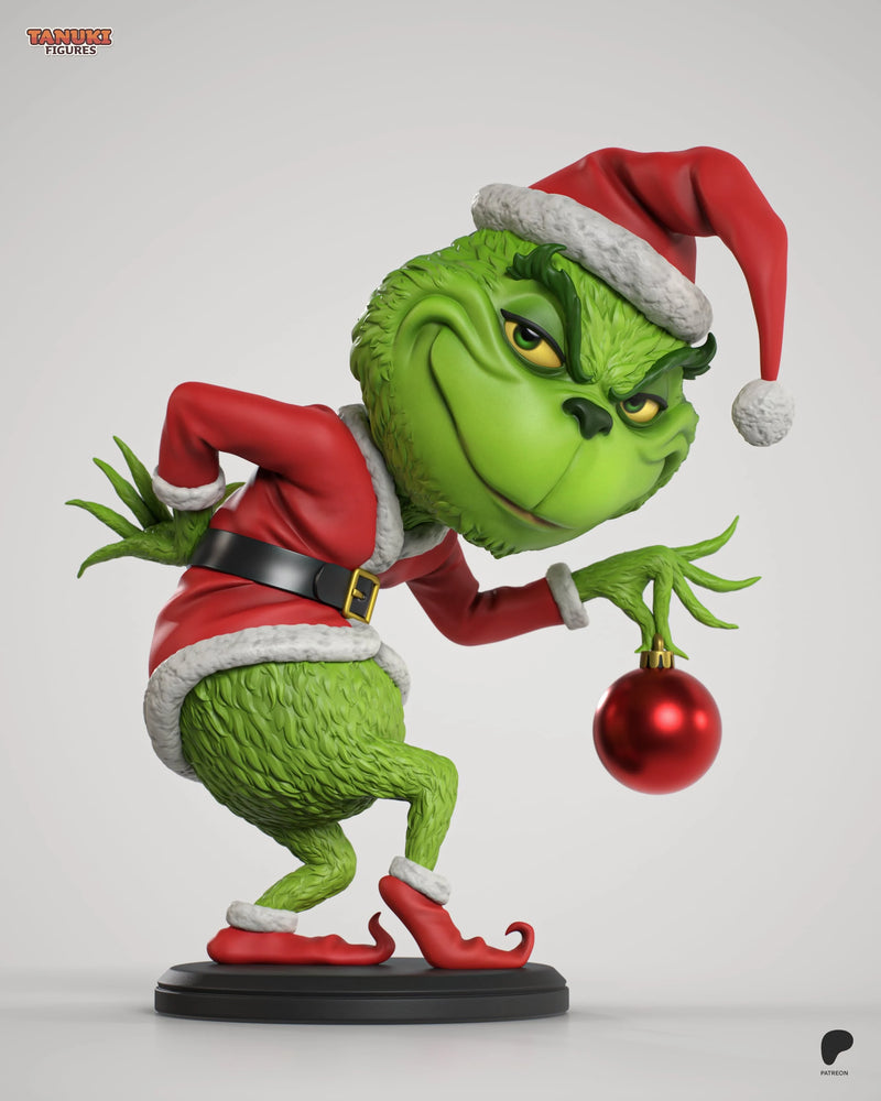 Grinch Chibi Resin Figure - Chibi view 1