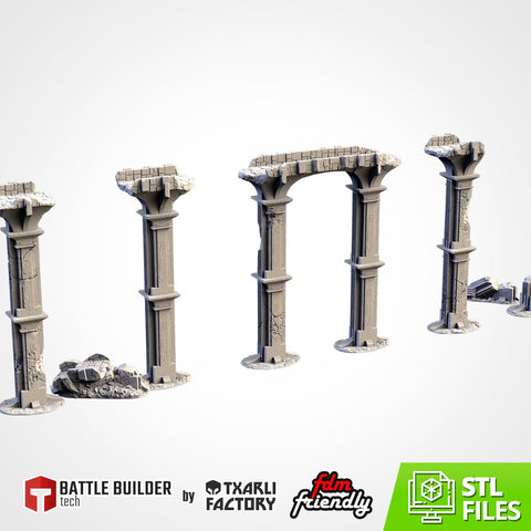 Stone Bridges 3D printed terrain view 1