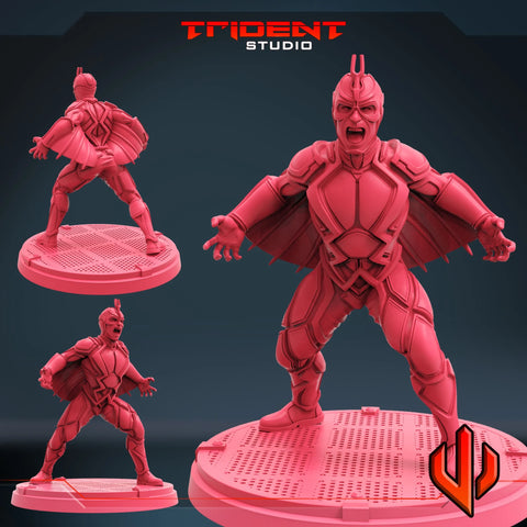 Black Bolt - Sculpt B Marvel MCP-compatible 40mm resin proxy miniature by Trident Miniatures - product image 1