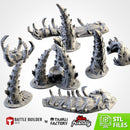 Alien Terrain 3D printed terrain view 1
