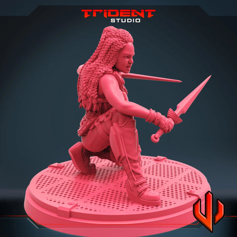 Valkyrie - Sculpt C Marvel MCP-compatible 40mm resin proxy miniature by Trident Miniatures - product image 1
