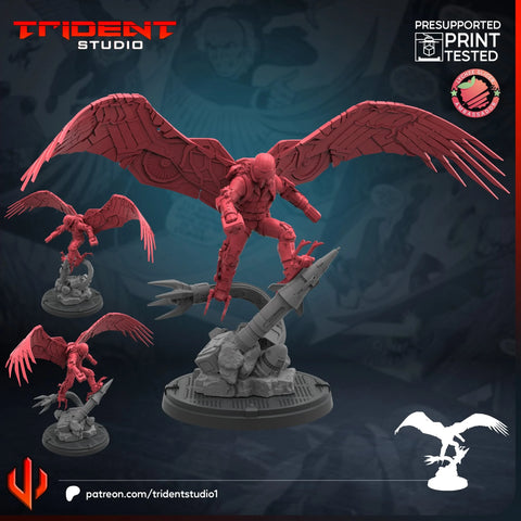 Vulture Marvel MCP-compatible 40mm resin proxy miniature by Trident Miniatures - product image 1
