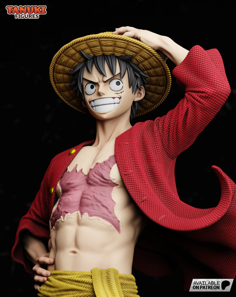 Luffy Resin Statue & Bust - Bust view 1