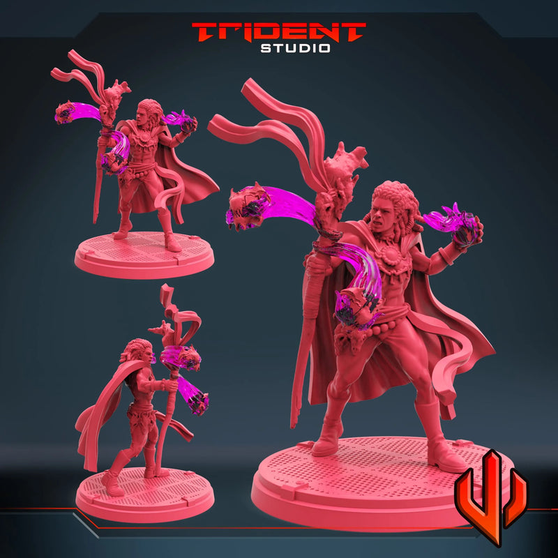 Doctor Voodoo - Sculpt A Marvel MCP-compatible 40mm resin proxy miniature by Trident Miniatures - product image 1