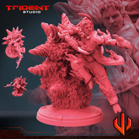 Nightcrawler Marvel MCP-compatible 40mm resin proxy miniature by Trident Miniatures - product image 1